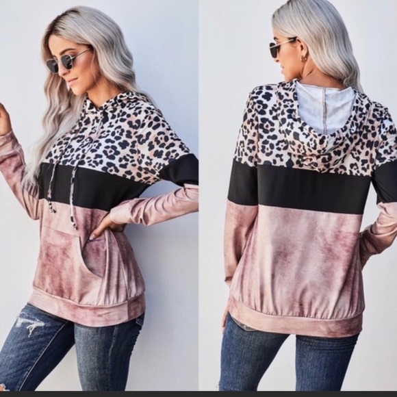 NEW LEOPARD PRINT SWEATSHIRT, CHIC & Quality - Picture 3 of 4